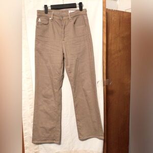 AG ADRIANO  GOLDSCMIED KINGSLEY HIGH CROP POP FABRIC MADE IN JAPAN SZ 27